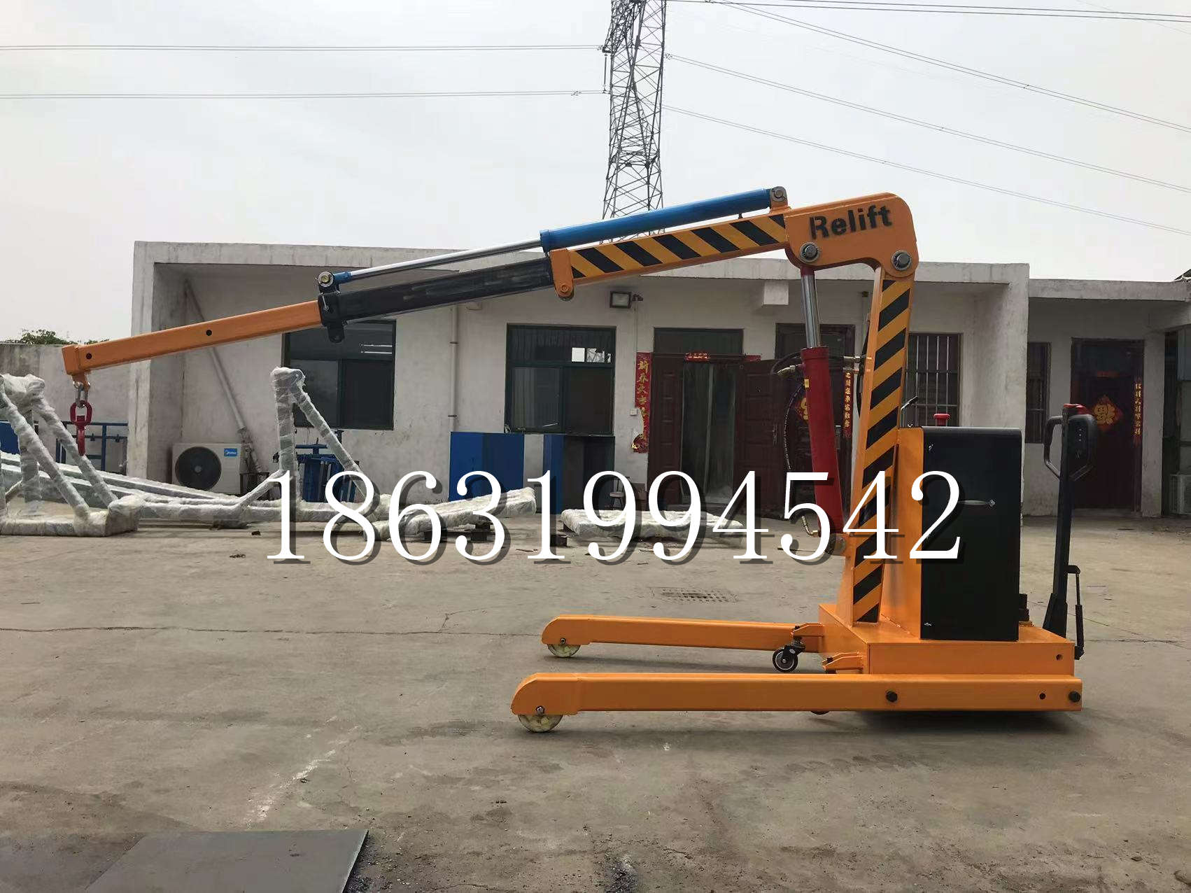 龙井市久征定做3吨三轮随车吊 农用园林绿化移树吊 平板工程用小吊机